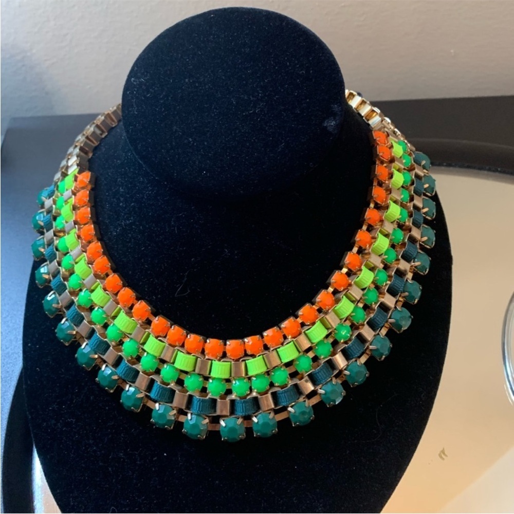 All 4 Vibrant Multicolor Statement Necklaces